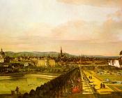 View of Vienna from the Belvedere - 贝尔纳多·贝洛托